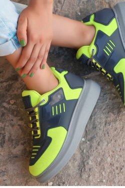 Neon Yeşil Wijer Spor Ayakkabı