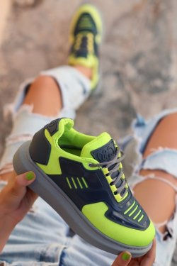 Neon Yeşil Wijer Spor Ayakkabı