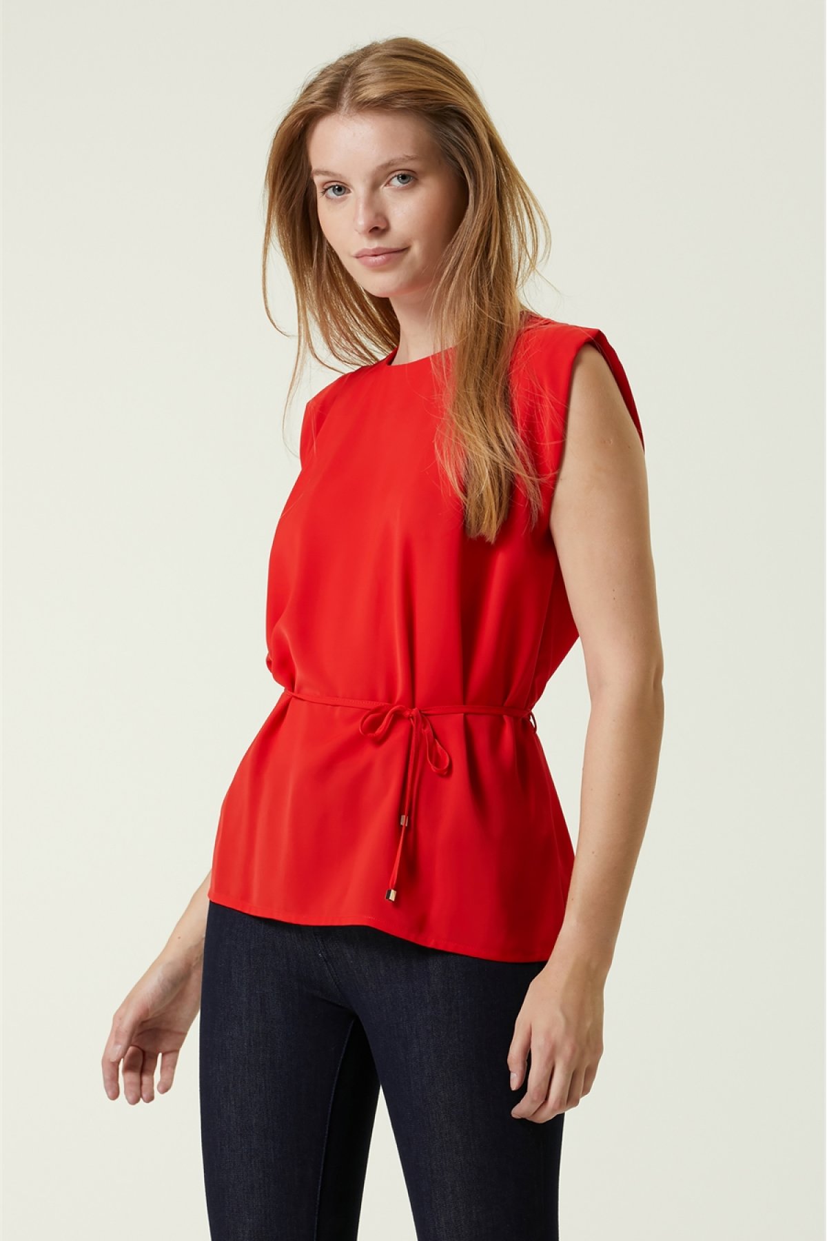 NetWork Kırmızı Regular Fit Bluz