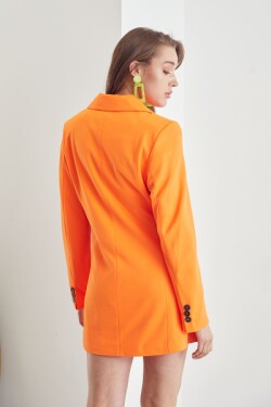 Oranj Mini Ceket Elbise