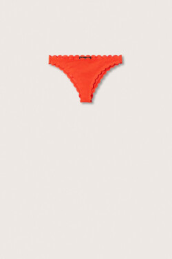 Kırmızı Piko Kenarlı Bikini Altı