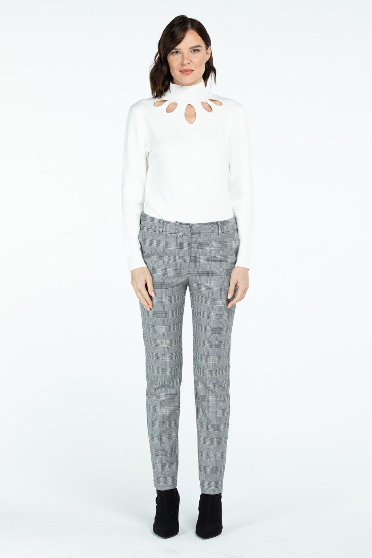 Black Checkered Pants - Ekol