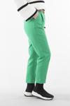 Yeşil Yüksek Bel Seyyar Kemerli Kot Pantolon