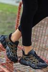 Yean Haki Yeşil Süet Cilt Detaylı Spor Ayakkabı