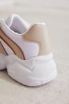 Beyaz/vizon Kalın Tabanlı Spor Ayakkabı