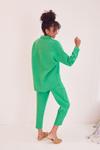 Yeşil Müslin Pantolon Takım