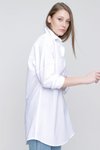 Beyaz Cepsiz Tunik Gömlek
