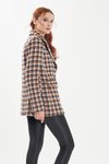 Hardal Chanel Kumaş Desenli Şık Ceket