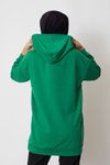 Yeşil Kapüşonlu Sweatshirt