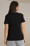 Siyah Zincirli T-shirt