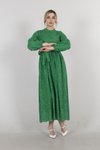 Yeşil Astarlı Fisto Elbise