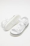 Beyaz Comfort Deri Sandalet