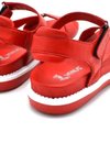 Kırmızı Comfort Deri Sandalet