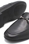 Siyah Casual Deri Babet Ayakkabı
