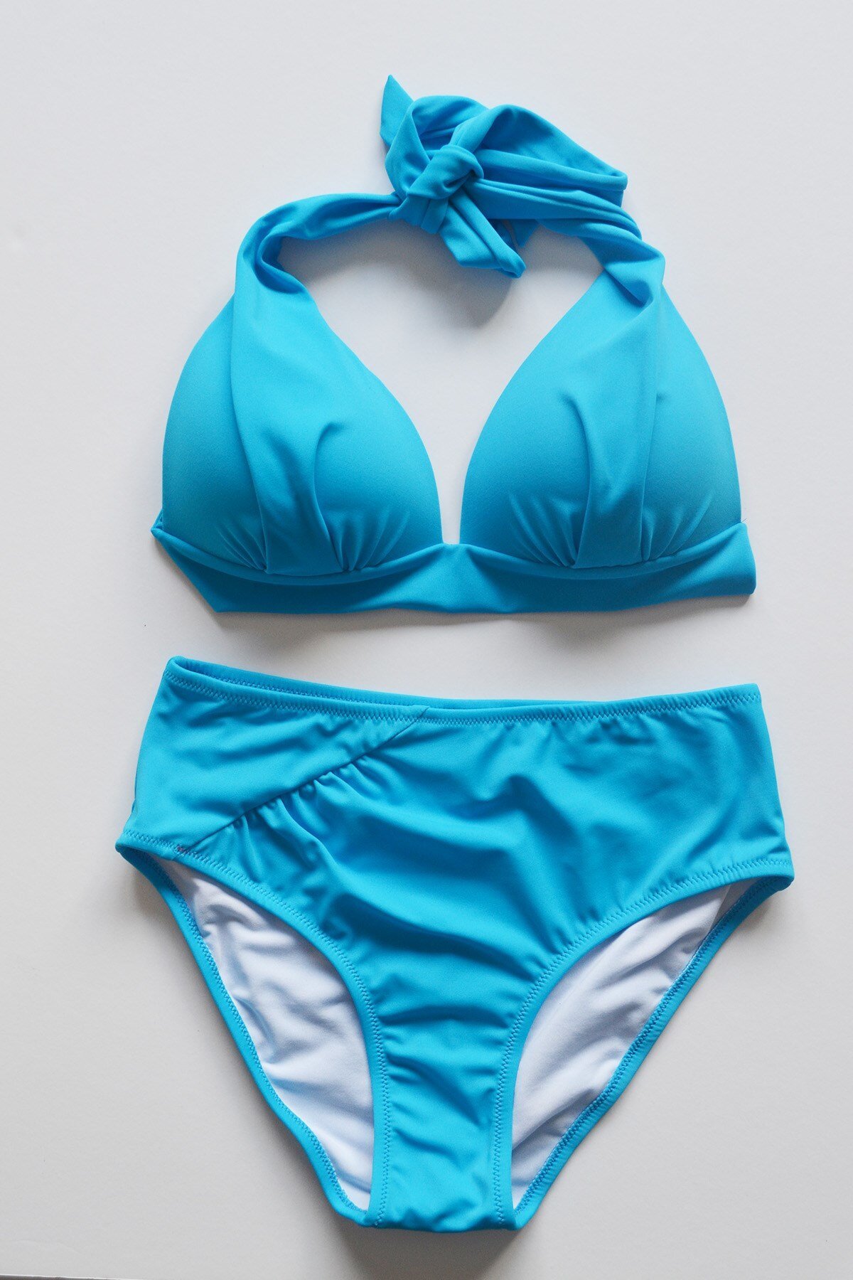 Beria Açık Mavi Yarım Dolgulu Bikini Takım
