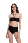 Siyah Boyundan Bağlamalı Bikini