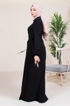 Siyah Zehra Aerobin Elbise