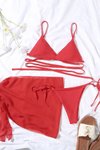Kırmızı Marven Bikini Set