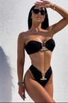 Siyah Alohomora Bikini Set