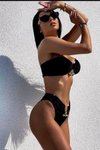 Siyah Alohomora Bikini Set