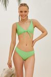 Fıstık Yeşil Fiyonklu Bikini Takım