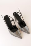 Platin Topuklu Klasik Ayakkabı