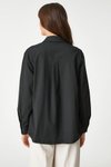 Siyah Uzun Kollu Gömlek