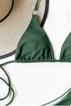 Yeşil Halka Detaylı Bikini Takım