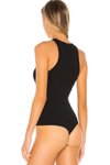 Siyah İpek Jarse Bodysuit