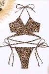 Leopar Mimoza Bikini Takım