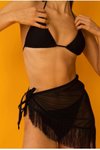 Siyah Fomea Bikini Pareo Set