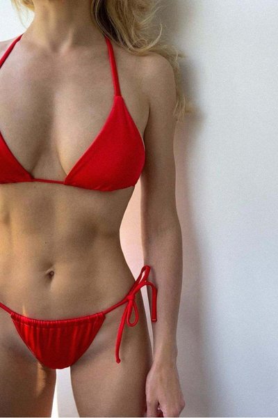 Kırmızı Waters Bikini Takım