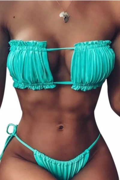 Su Yeşil Bikini Takım