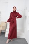 Kırmızı Maria Abiye Elbise