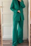 Benetton Uzun Bol Paça Takım Elbise