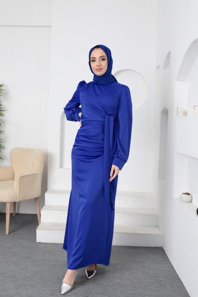 Mavi Maria Abiye Elbise