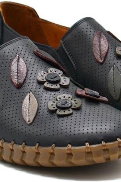 Siyah Bordo Comfort Deri Ayakkabı