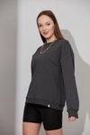 Antrasit Basic Sweatshirt