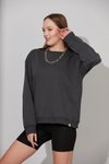 Antrasit Basic Sweatshirt