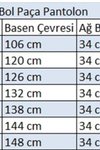 Kahve Büyük Beden Düğme Detaylı Aspen Pantolon