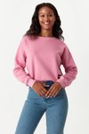 Pembe Crop Sweatshirt