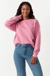 Pembe Crop Sweatshirt