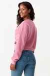 Pembe Crop Sweatshirt