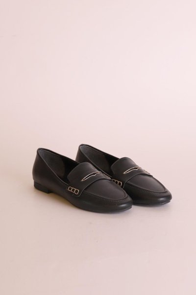 Siyah Düz Taban Ayakkabı