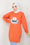 Oranj Menekşe Tunik