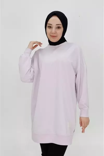 تونك من قماش ليلا بيسك قطني مزدوج