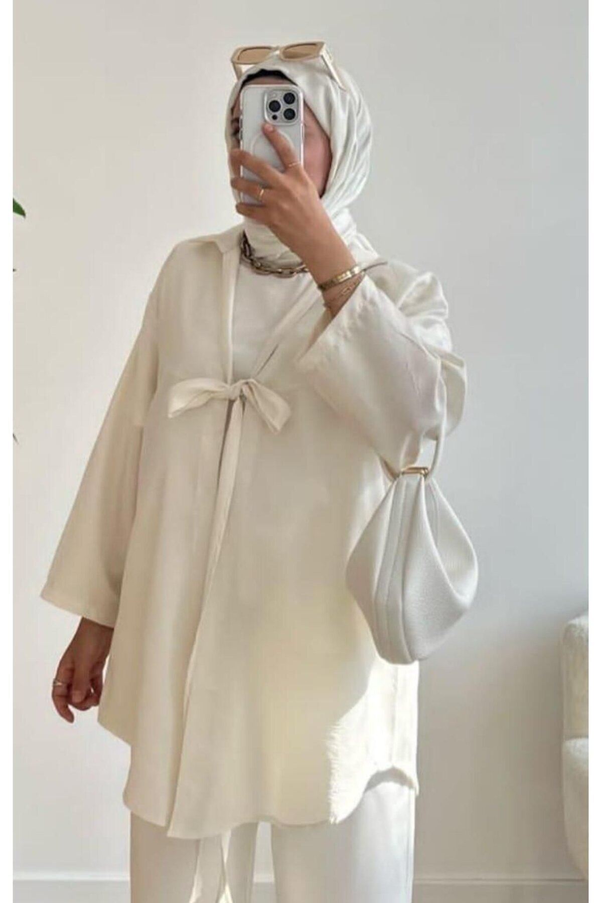 Nergis Neva Butik Taş Kimono Tunik