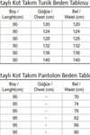 Açık Mavi Kot Cepli Taş Detaylı Takım