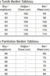 Kahverengi Fermuarlı Ribanalı Takım