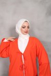 Oranj Önü Bağlamalı Kimono Tunik